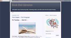 Desktop Screenshot of bookclublibrarian.com