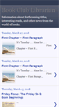 Mobile Screenshot of bookclublibrarian.com